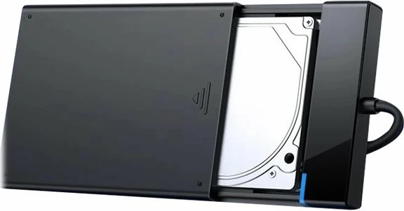Kasë Ugreen US221 për hard disk 2.5", USB 3.0, e zezë