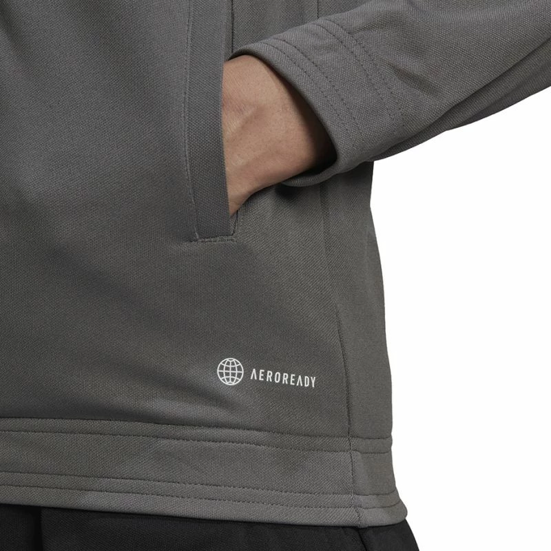 Xhaketë sportive pa kapuç adidas për femra, ngjyrë gri