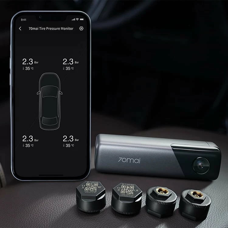 Kamerë regjistruese për veturë 70mai M500 128GB 170° GPS WiFi, gri