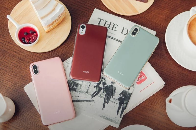 Mbështjellës Moshi iGlaze për iPhone XR, TPU, Qi, Pearl White