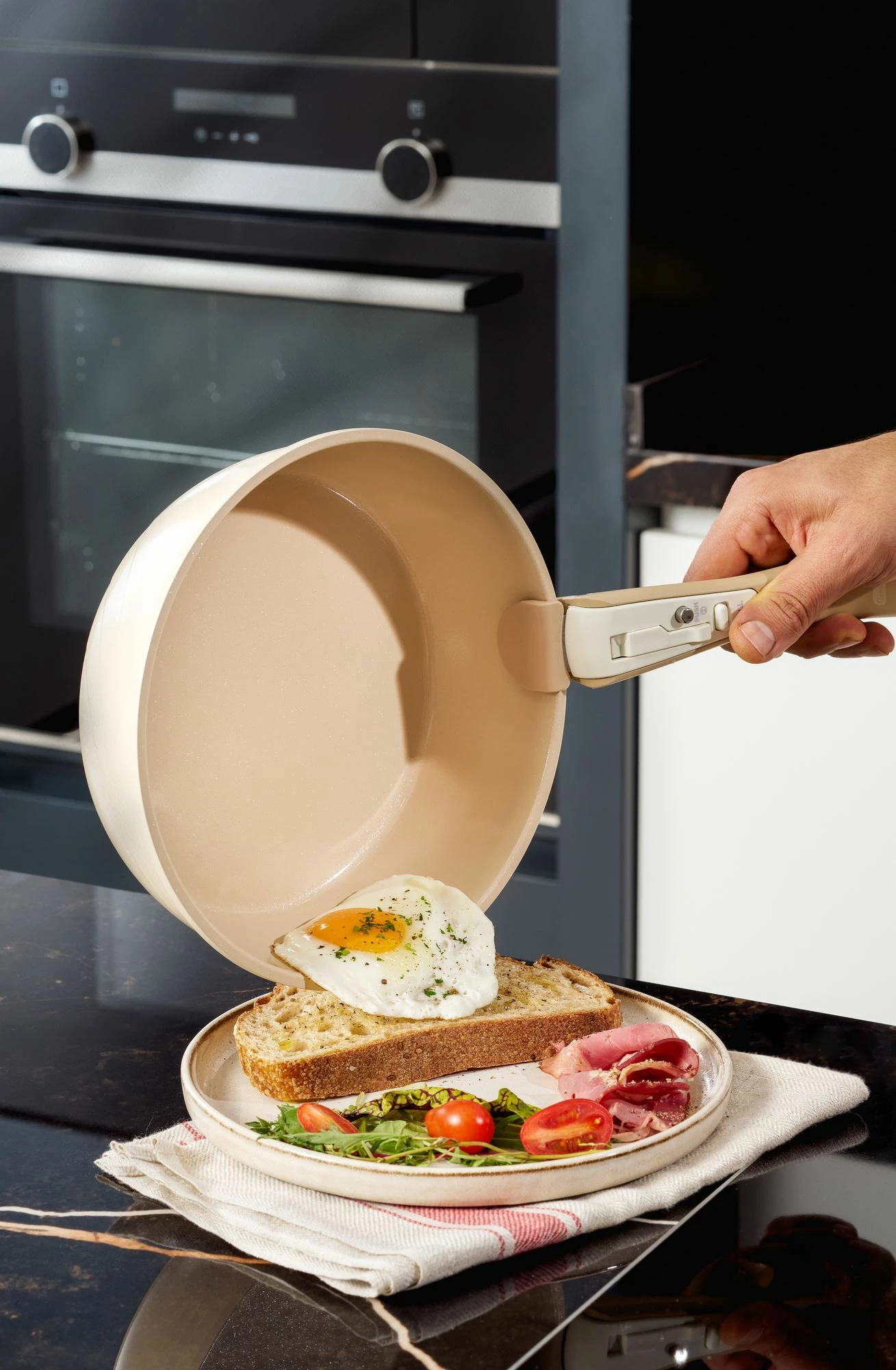 Set tenxheresh 9 copë, Hermia Hona Daily, ngjyrë krem