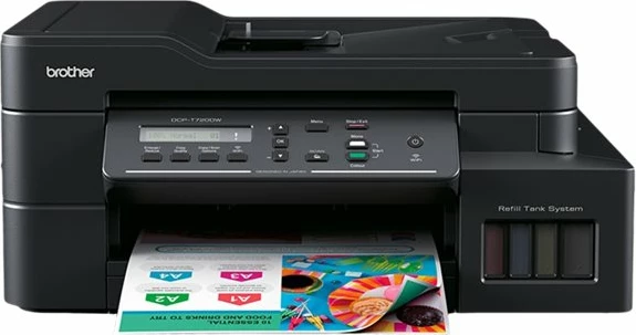 Printer multifunksional Brother DCPT720DWYJ1 me tank boje, Wi-Fi, i zi