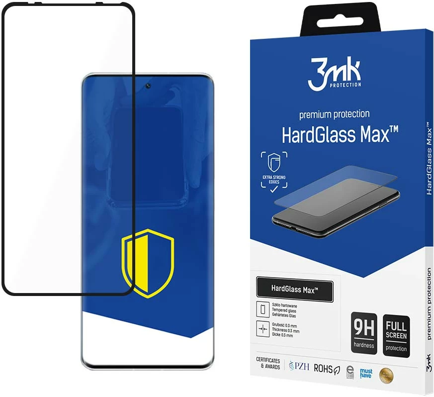 Xham i temperuar 3mk HardGlass Max për Xiaomi 12 Lite