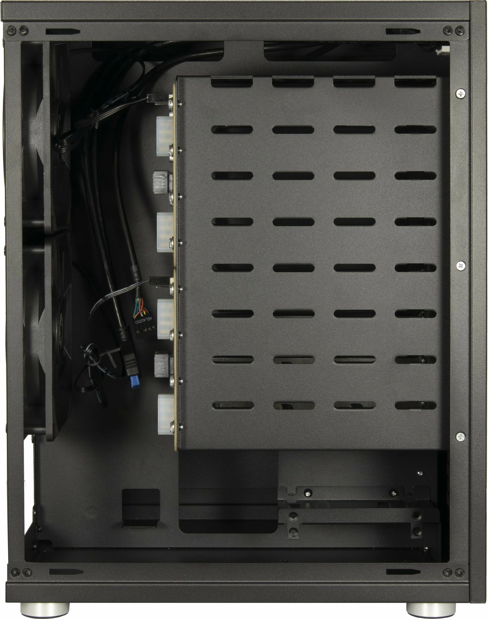 Kasë Inter-Tech NAS-8, 8 vende, PCI Express, Hot-swap, e zezë