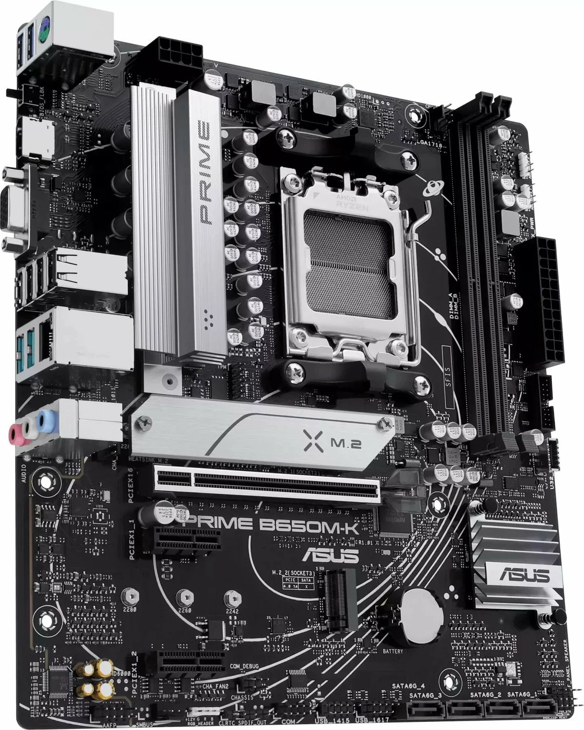 Pllakë amë Asus PRIME B650M-K Micro ATX AM5 DDR5
