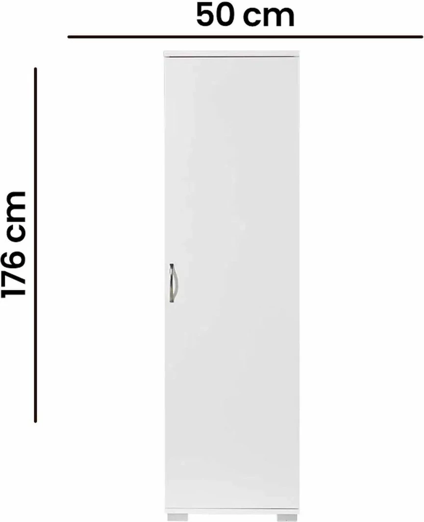 Dollap multifunksional Hanah Home, Tuval 063, i bardhë