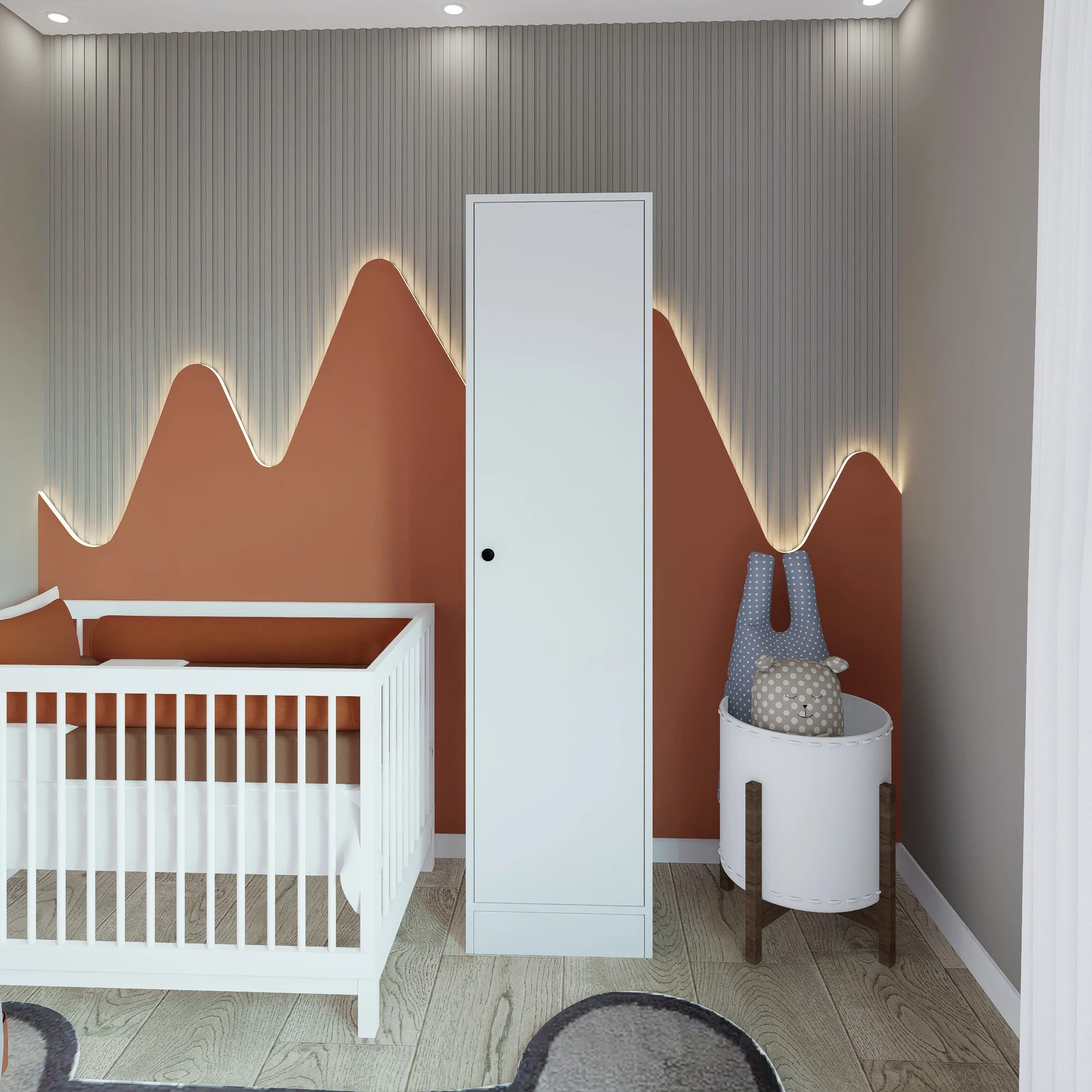 Dollap Skye Decor, ngjyrë e bardhë mat, Daisy 1600-38