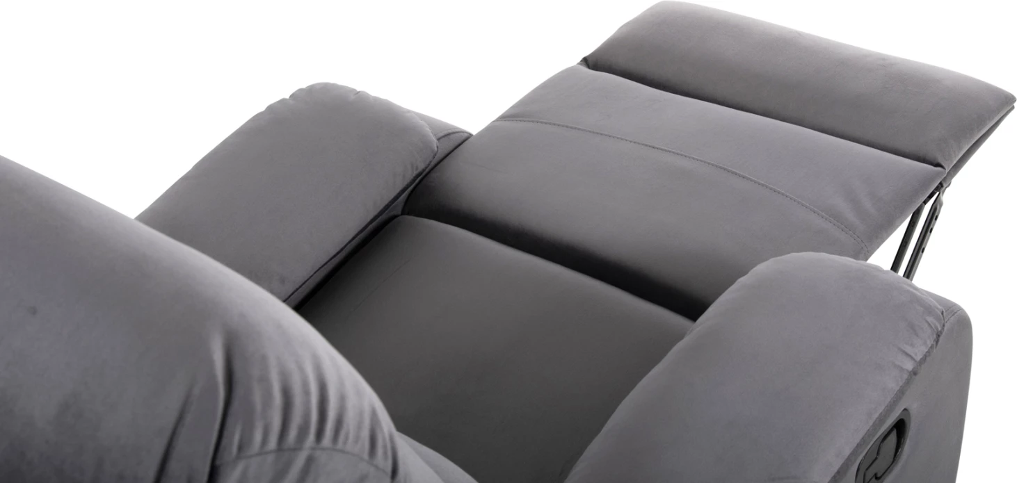 Karrige masazhi YASUMU FH9784.01 kadife gri 80x93x100H cm