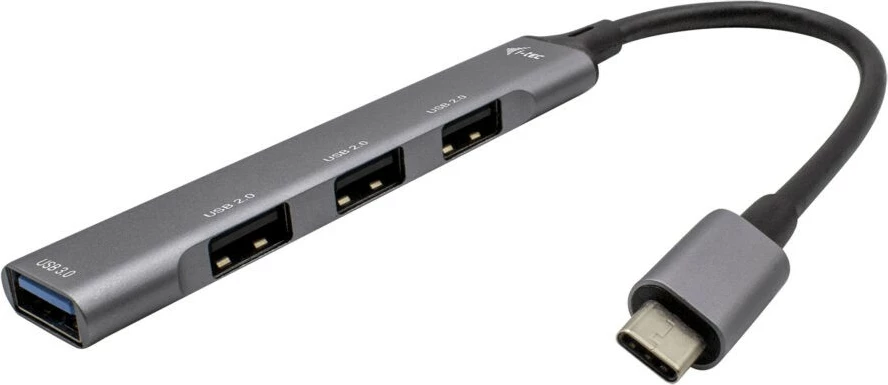 USB-C Hub i-tec C31HUBMETALMINI4, 1x USB 3.0 + 3x USB 2.0, Metal