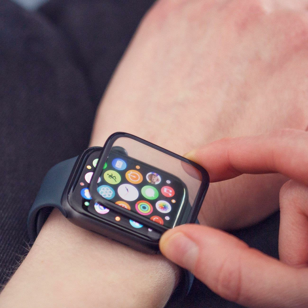 Xham mbrojtës hibrid për Xiaomi Watch Color 2, Wozinsky, i zi