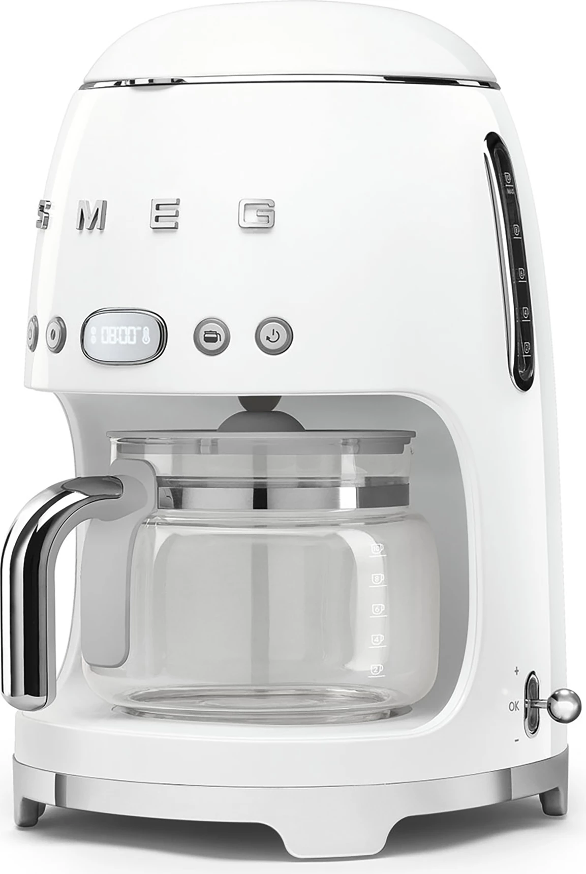 Makinë kafeje me filtër Smeg DCF02WHEU 1.4 L 1050 W 10 filxhanë, e bardhë