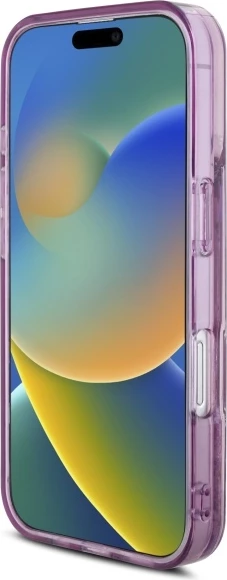 Mbështjellës Hello Kitty Liquid Glitter 50TH Anniversary Party për iPhone 16, Violet