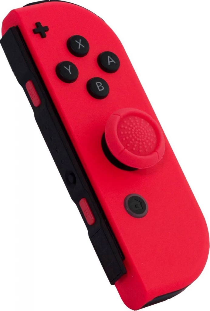 Shtesa për thumbat analog FR-TEC Grips Pro XL për Nintendo Switch, 2 copë, vjollcë/kuqe