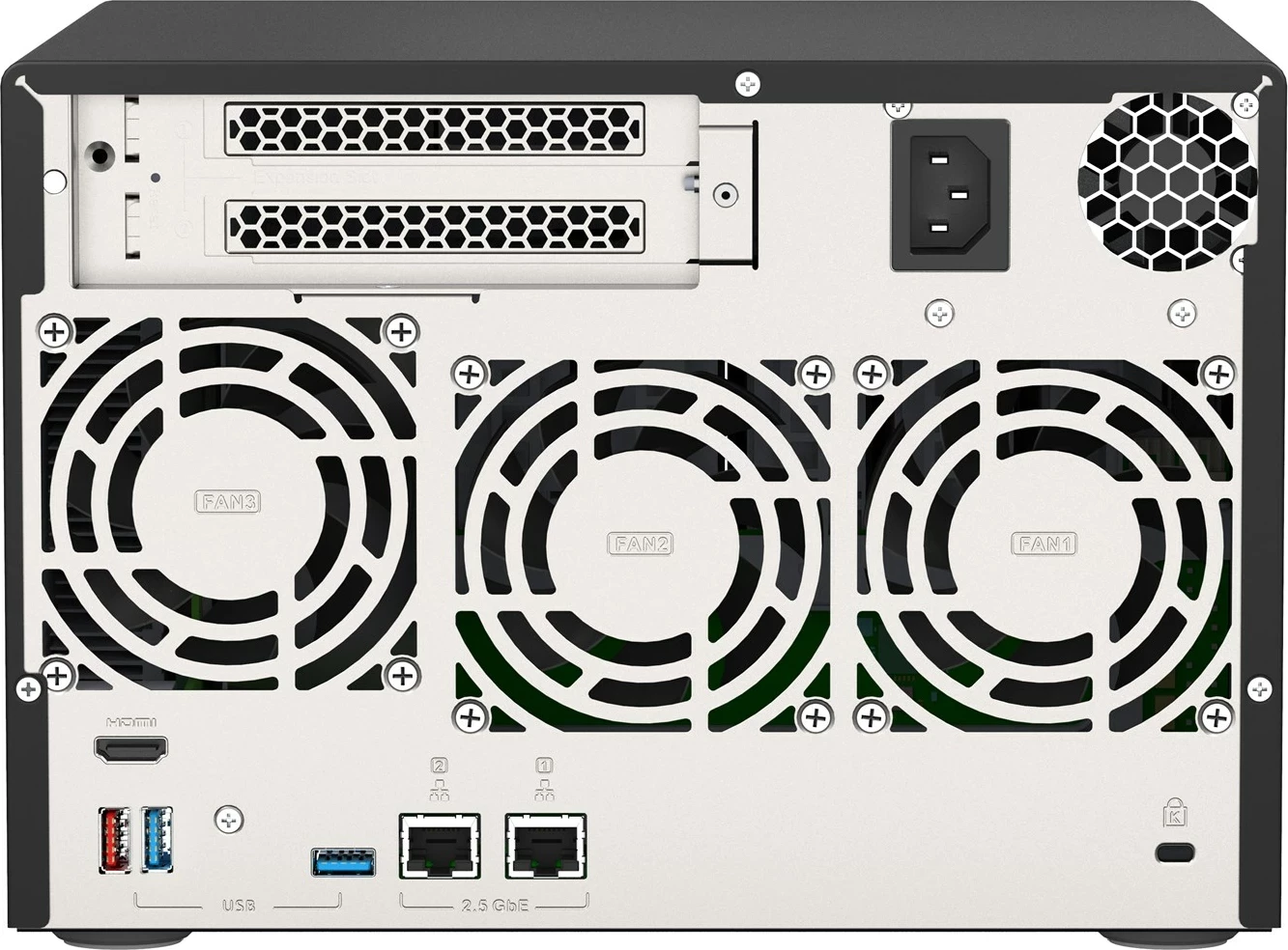 NAS QNAP TVS-675, KX-U6580, 8 GB, Kasa e Zezë