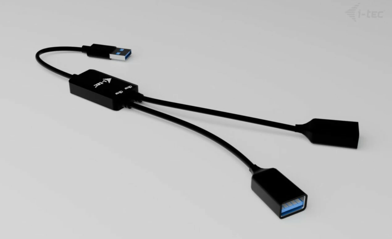 HUB USB-A i-tec U3CBLHUB2A, 2 porta, i zi