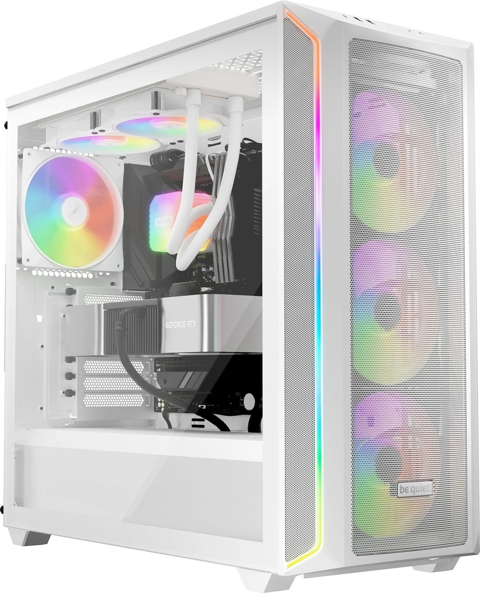 Ventilator Be Quiet! LIGHT WINGS LX PWM high-speed, 140mm, Triple-Pack, bardhë