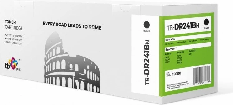 Drum printeri TB Print TB-DR241BN për Brother, i zi