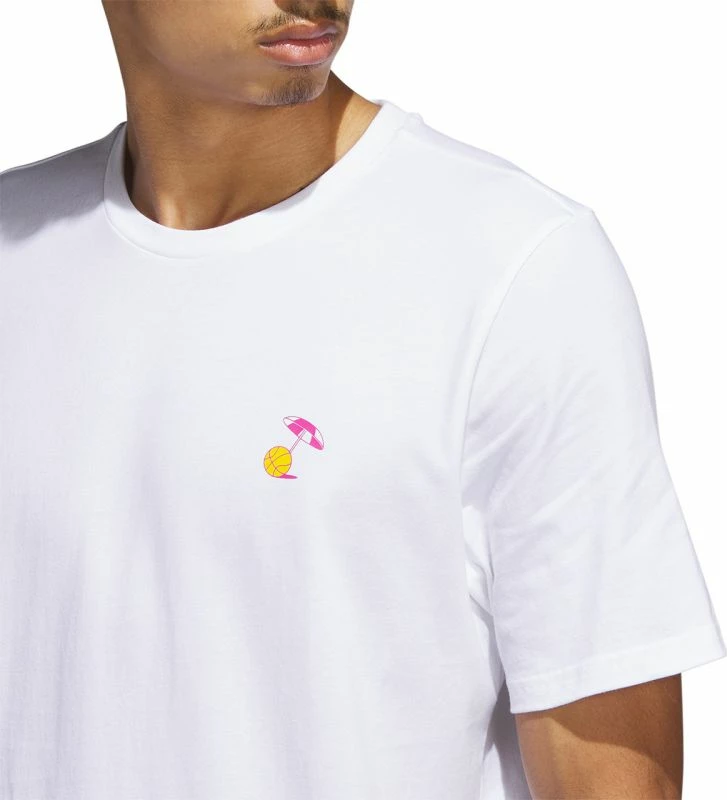 Maicë për meshkuj adidas, e bardhë