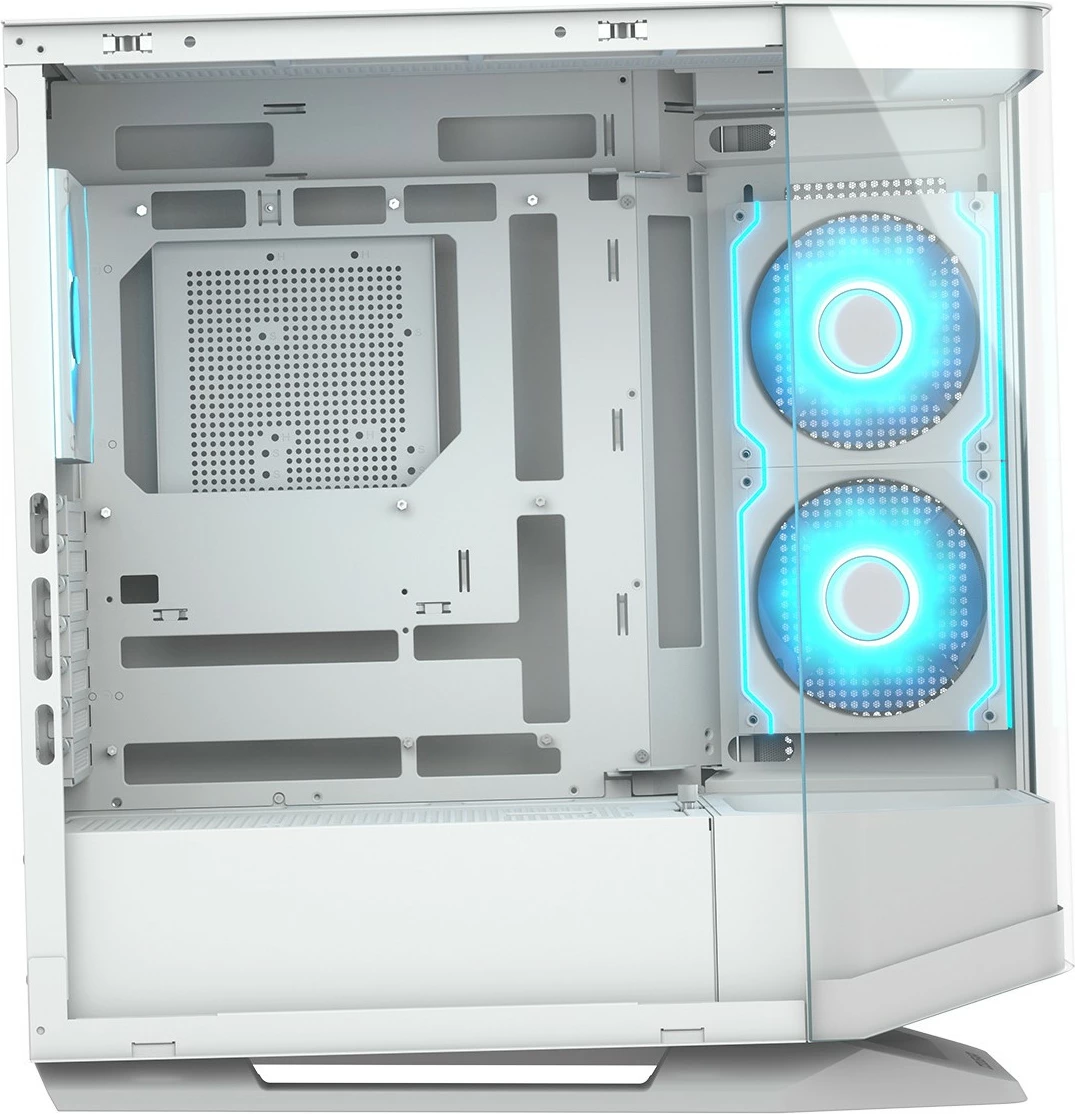 Kasë Cougar FV270 ARGB midi tower e bardhë