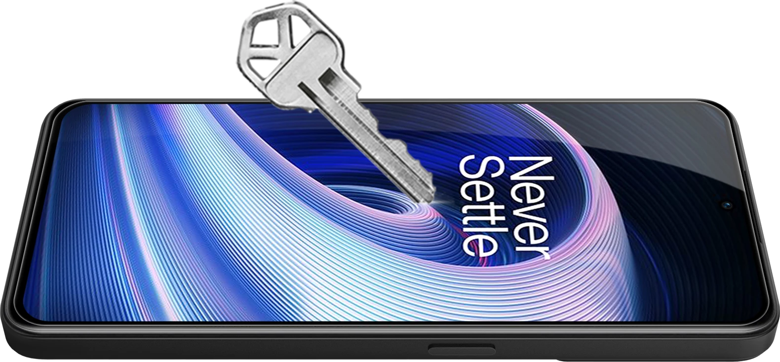 Xham i temperuar Nillkin CP+PRO për ekran të plotë, për OnePlus Ace, 0.2 mm, i zi