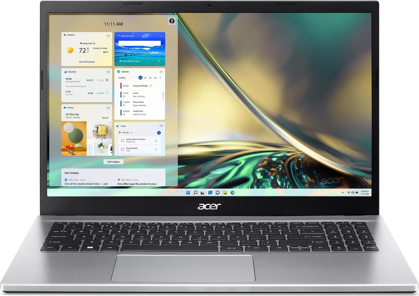 Kompjuter Acer Aspire 3 A315-59-568J, Intel Core i5, 8GB RAM, 512GB SSD, 15.6 inch, Pure Silver