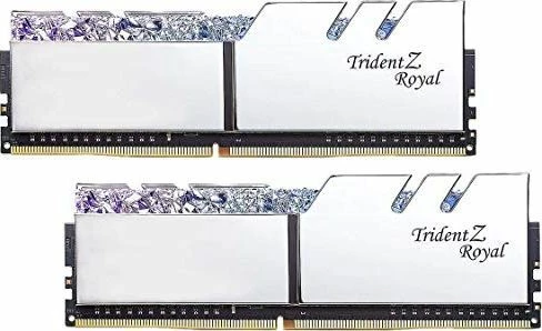 RAM Memorje G.Skill Trident Z Royal F4-3200C16D-32GTRS 32GB (2x16GB) DDR4 3200MHz CL16 UDIMM RGB, argjend, set
