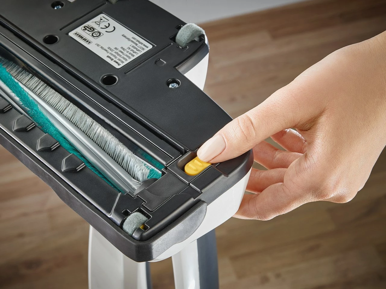 Fshesë elektrike pa kabllo Leifheit PowerVac 2in1, 20V, pa qese, bardhë/kaltër