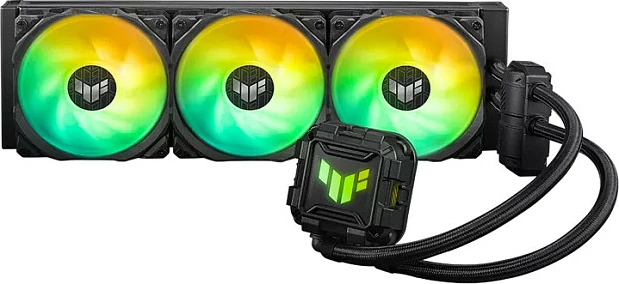 Kasë ftohëse me lëng ASUS TUF Gaming LC 360 II ARGB, 3 ventilatorë, ARGB, e zezë