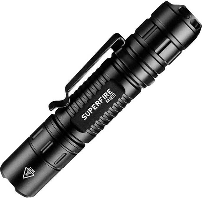 Elektrik dore Superfire MI80-S, 300 lumens, i zi