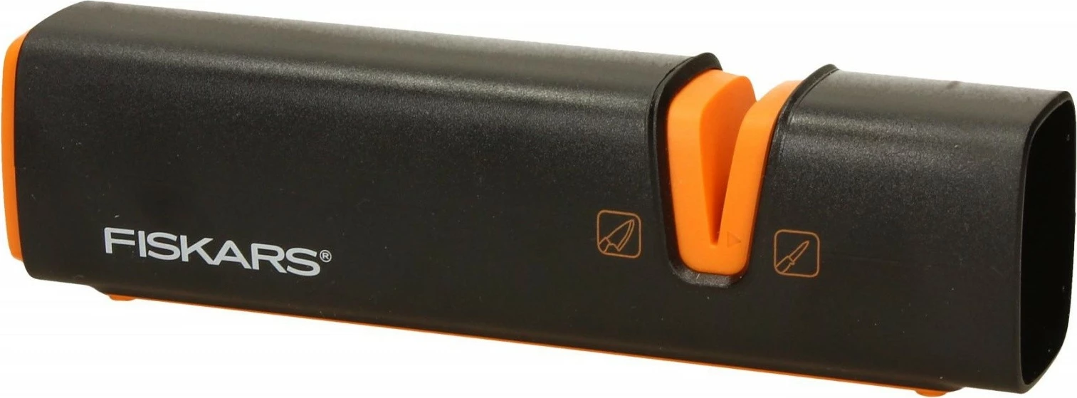 Mprehës thikash Fiskars FF 978700/1003098, zi/portokalli