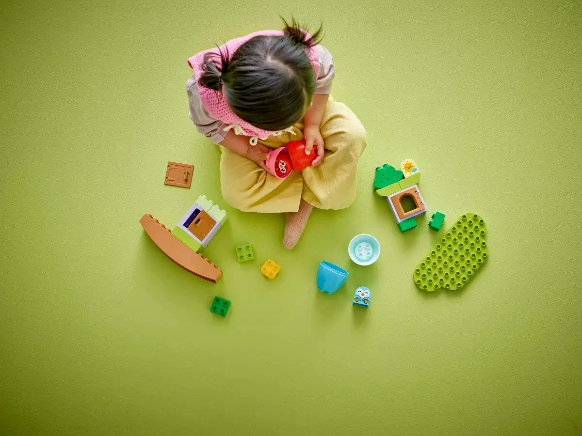 Set LEGO DUPLO 10440, Balancing and Stacking Tree, për fëmijë 1.5+ vjeç