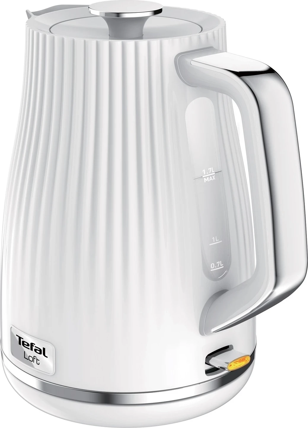 Çajnik elektrik Tefal KO250130 Loft, 1.7L, 2400W, i bardhë