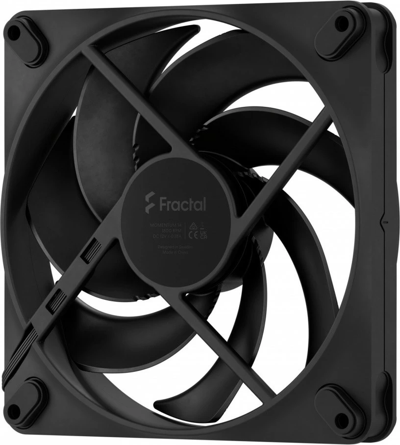 Ventilator kase Fractal Design Momentum 14, 140mm, i zi