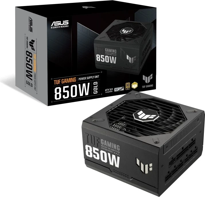 Furnizimi me energji ASUS TUF Gaming 850W Gold, 24-pin ATX, ATX, e Zezë