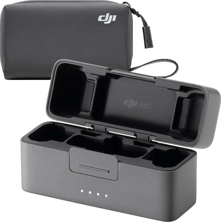 Kuti karikimi, DJI, CP.RN.00000330.01, për Mic 2, karikon 2 transmetues + 1 pranues, deri 18 orë, me çantë bartëse