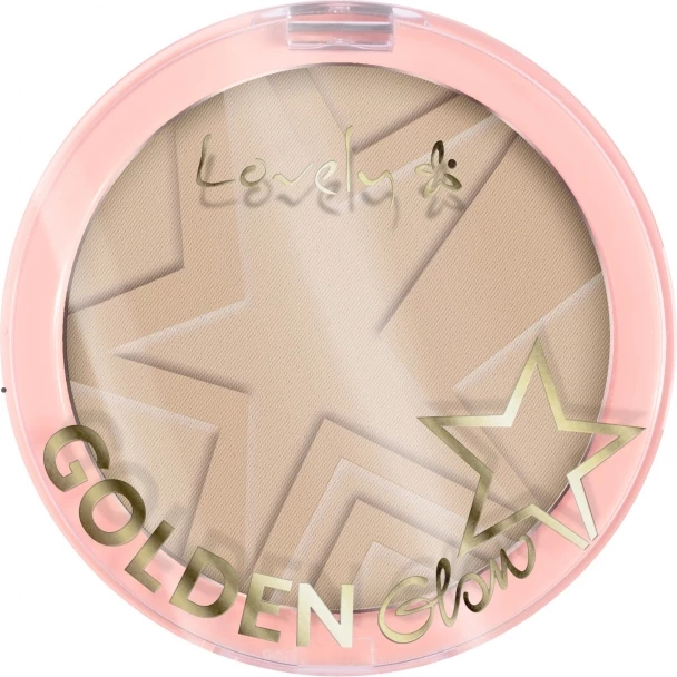 Pluhur konturimi për fytyrë Lovely Golden Glow Powder 2 Light Beige 10g