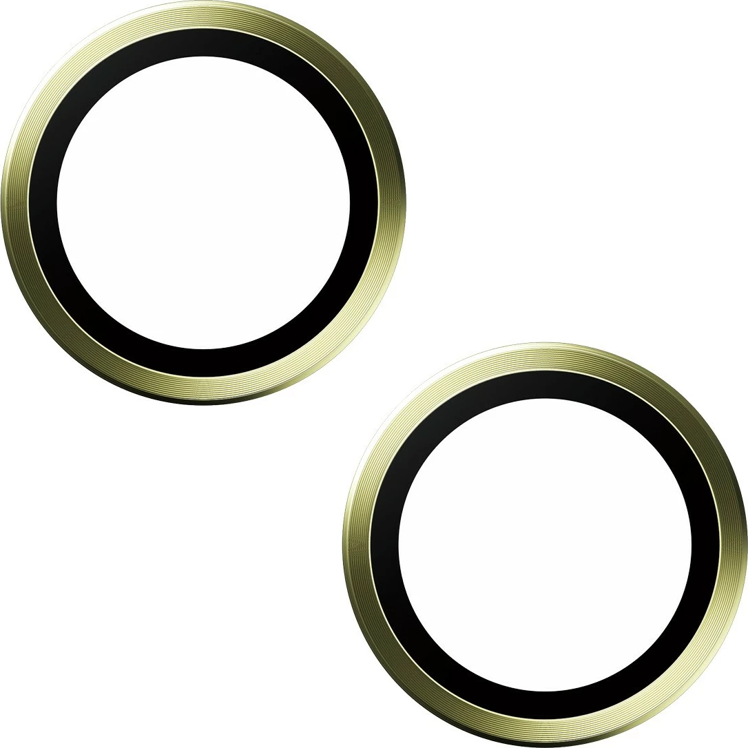 Mbrojtës kamerash PanzerGlass Hoops për iPhone 15/15 Plus, e verdhë