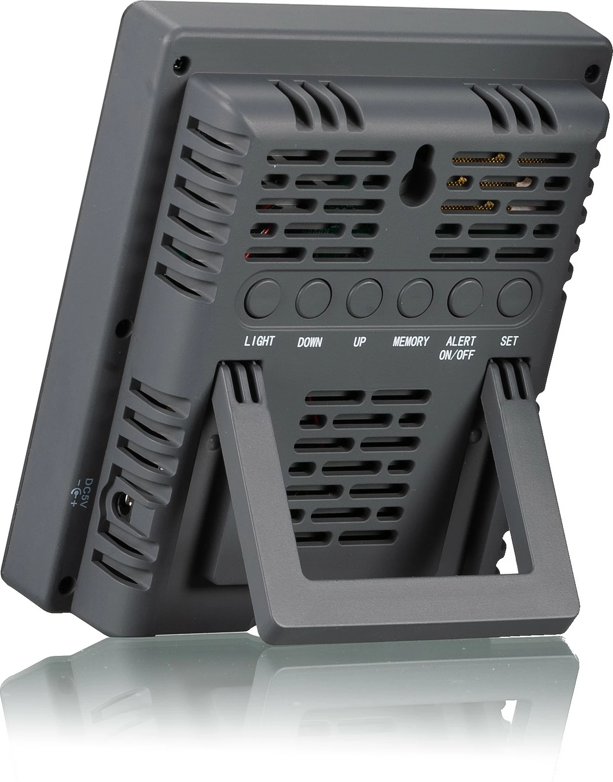 Monitor cilësie ajri Bresser CO2, ekran LED, gri