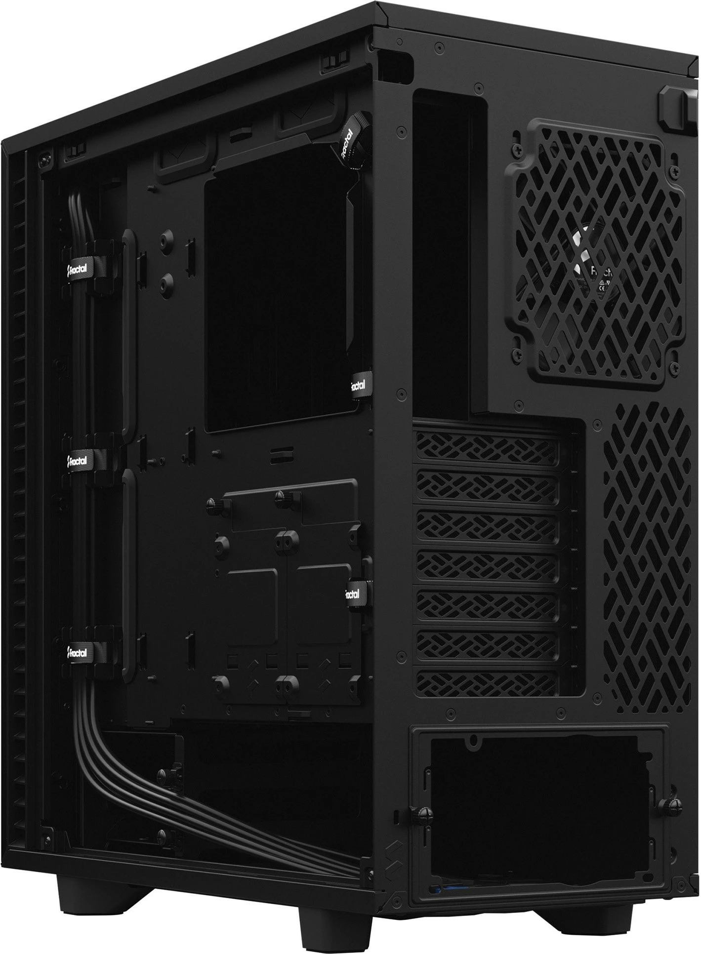 Kasë Fractal Design Define 7 Compact, Midi Tower, ATX, micro ATX, Micro-ITX, e zezë