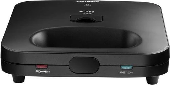 Tostier Amica SMK4011, 750W, 3 pllaka të ndërrueshme, i zi