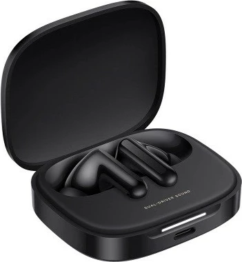 Kufje wireless Xiaomi Redmi Buds 6, Bluetooth 5.4, me kasë karikimi, e zezë