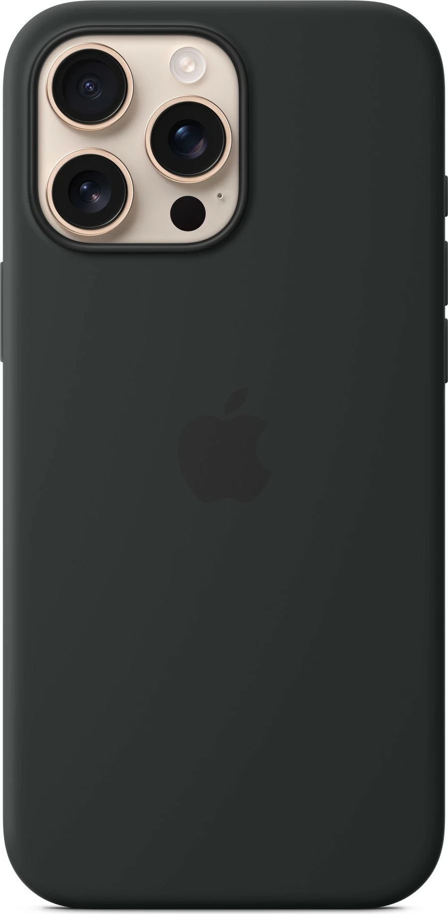 Mbështjellës silikon Apple iPhone16 Pro Max me MagSafe, i zi