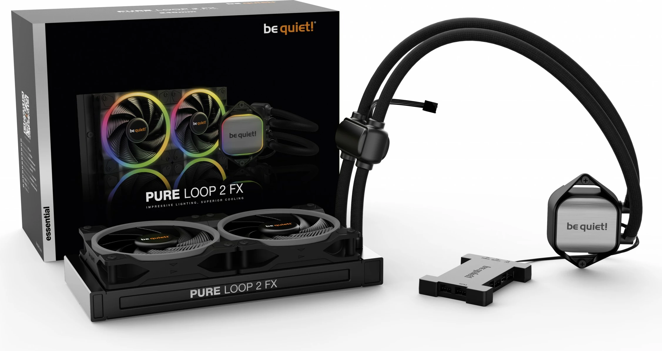 Kasë ftohje uji be quiet! Pure Loop 2 FX 240mm, 12 cm, 8 dB, 32.3 dB, E zezë