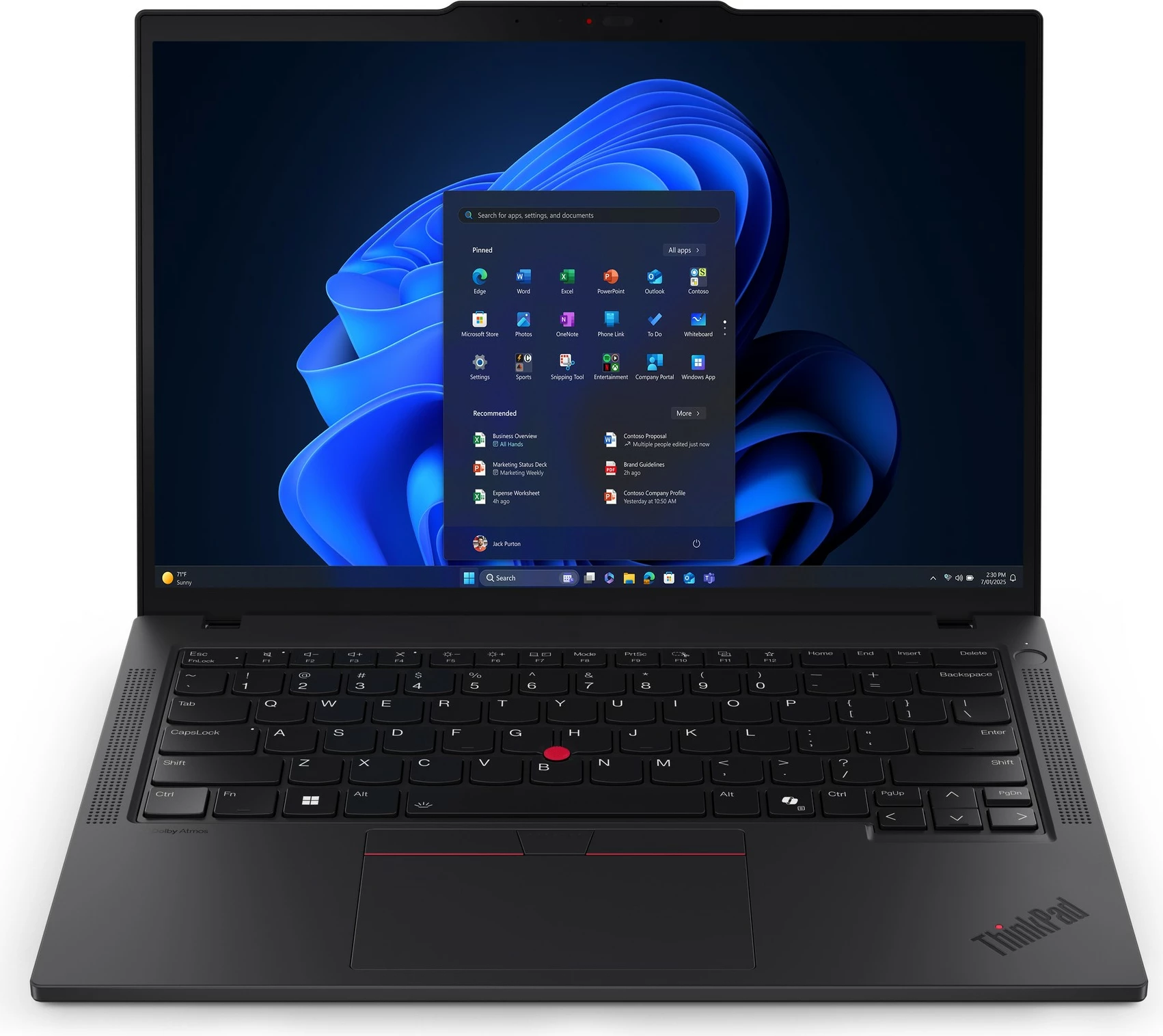 Laptop Lenovo ThinkPad T14 G6, Ultra7 258V, 32GB RAM, 1TB SSD, 14 inç, 5G, e zezë