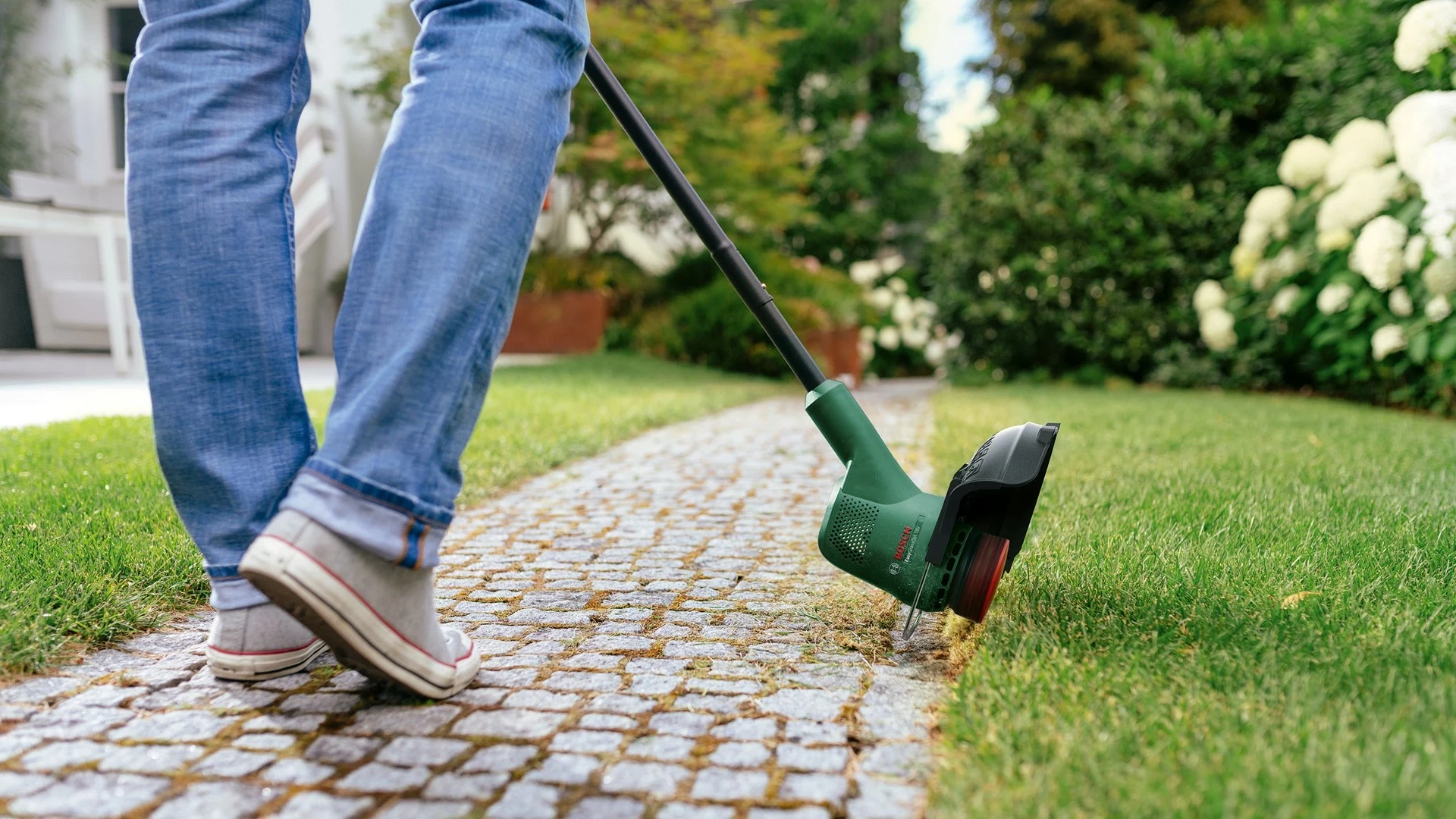 Trimmer bari Bosch EasyGrassCut 18V-26, 26 cm, me bateri, Jeshil