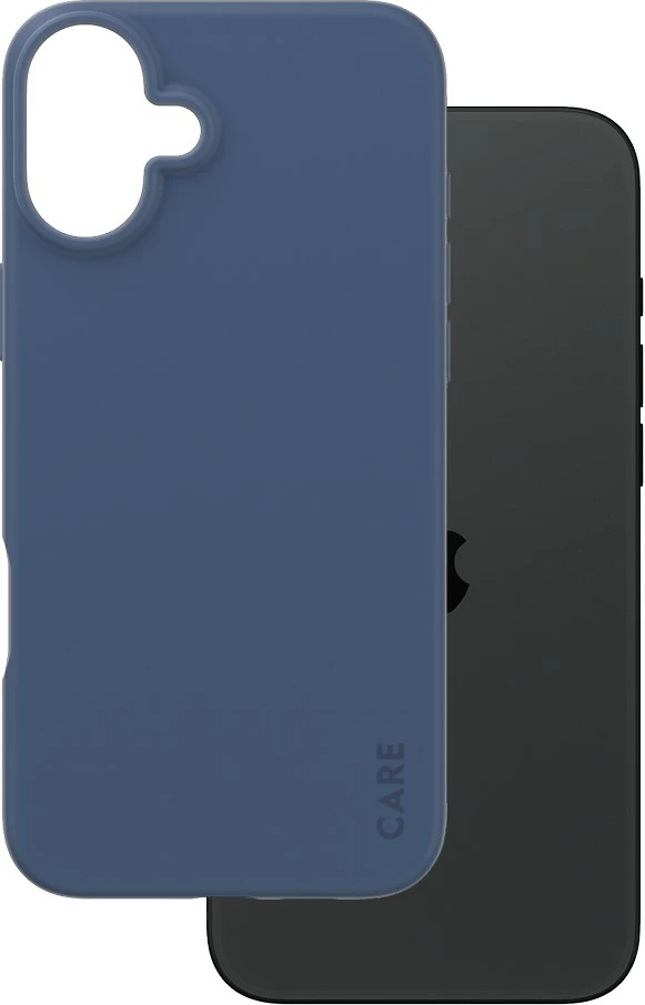 Mbështjellës PanzerGlass CARE Case Fashion Blue për iPhone 16 Plus, silikon, kaltër