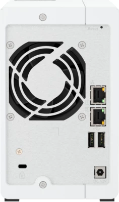 NAS server QNAP TS-216G, 2-bay (2 disqe), 4GB RAM, 2.5GbE, bardhë