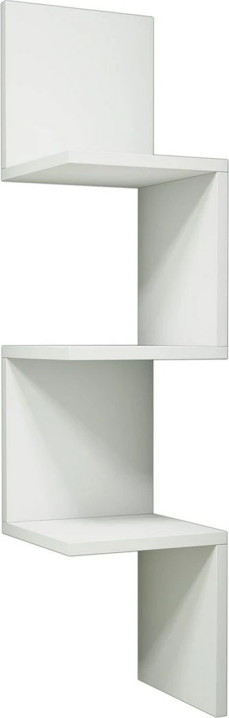 Raft muri Hanah Home, dizajn zikzak, i bardhë