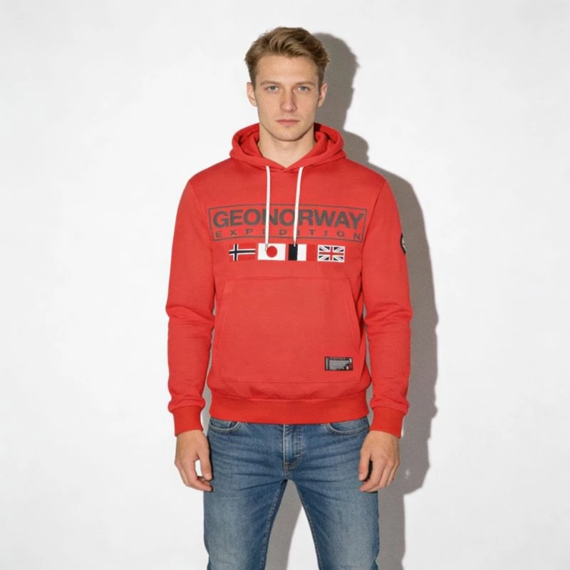 Duks për meshkuj Geographical Norway, i kuq