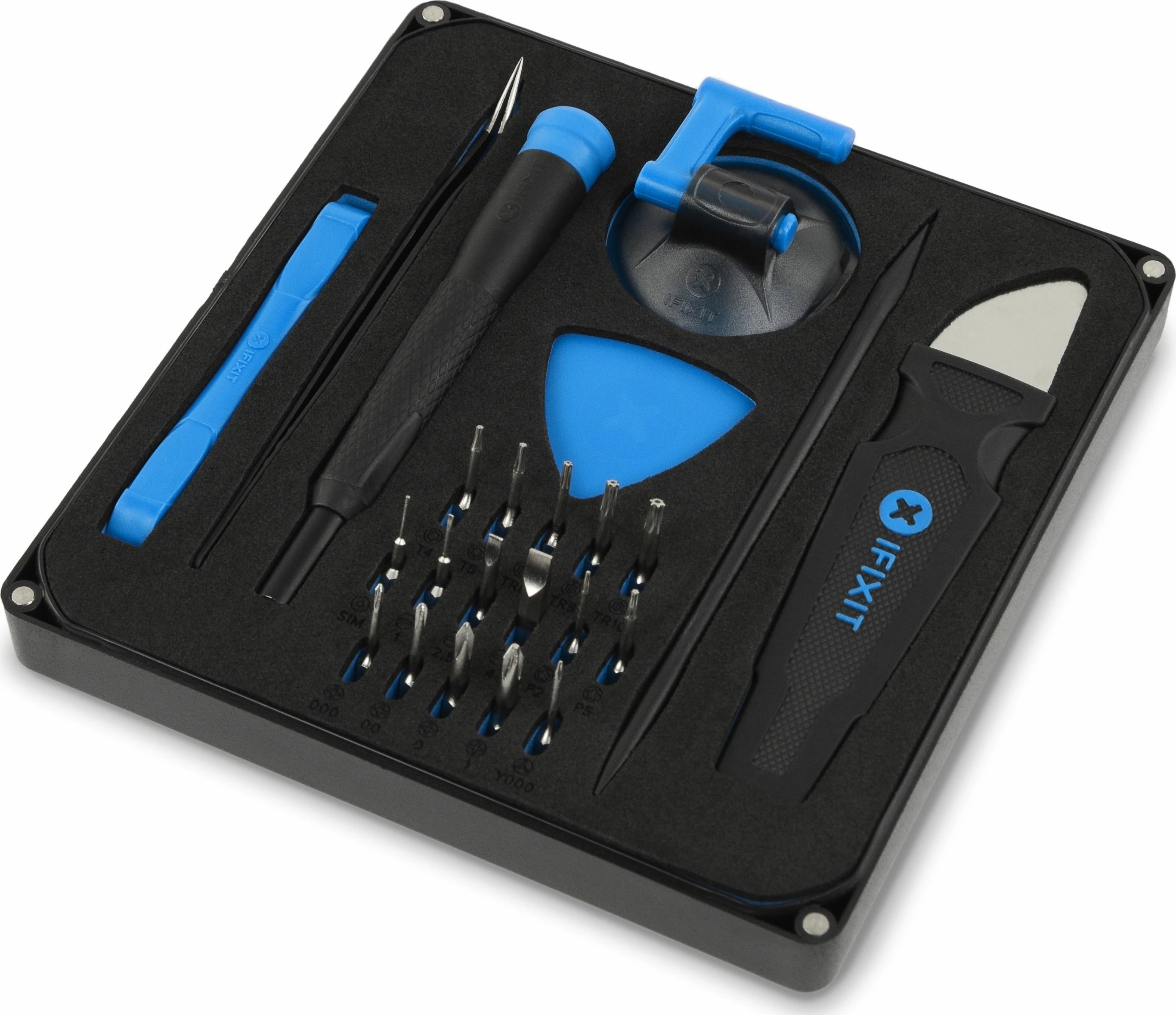 Kit veglash riparimi iFixit EU145348, 25 pjesë, zi/kaltër